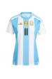 Fotbalové Dres Argentina Angel Di Maria #11 Dámské Domácí Oblečení Copa America 2024 Krátký Rukáv